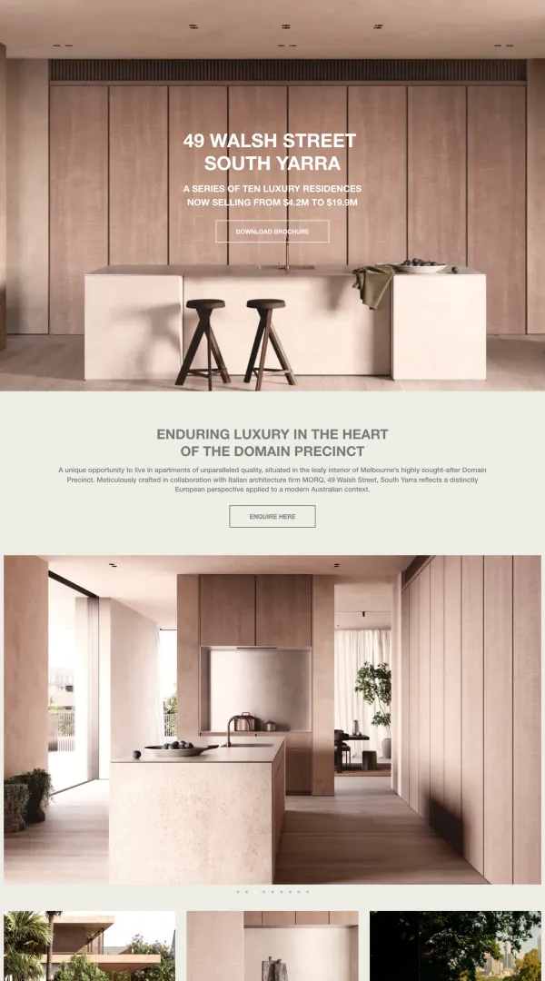 Lead page built for 49 Walsh Street